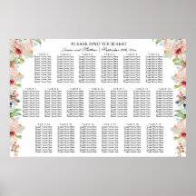 Watercolor Floral 19 Mesas