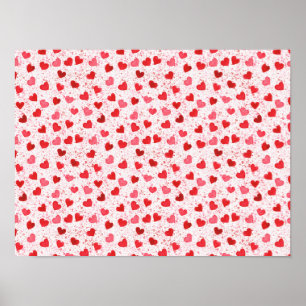 Poster Watercolor Heart Art (2)