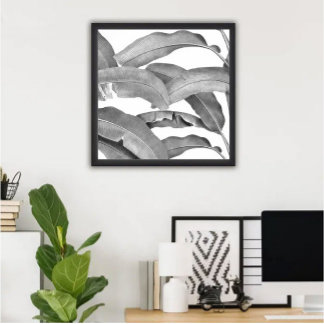 Poster Watercolor Tropical Summer