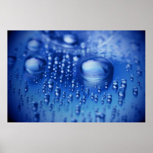 Póster Waterdrops