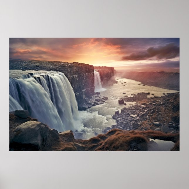 Poster Waterfall Maiesté Beaulinda paisagem (Frente)