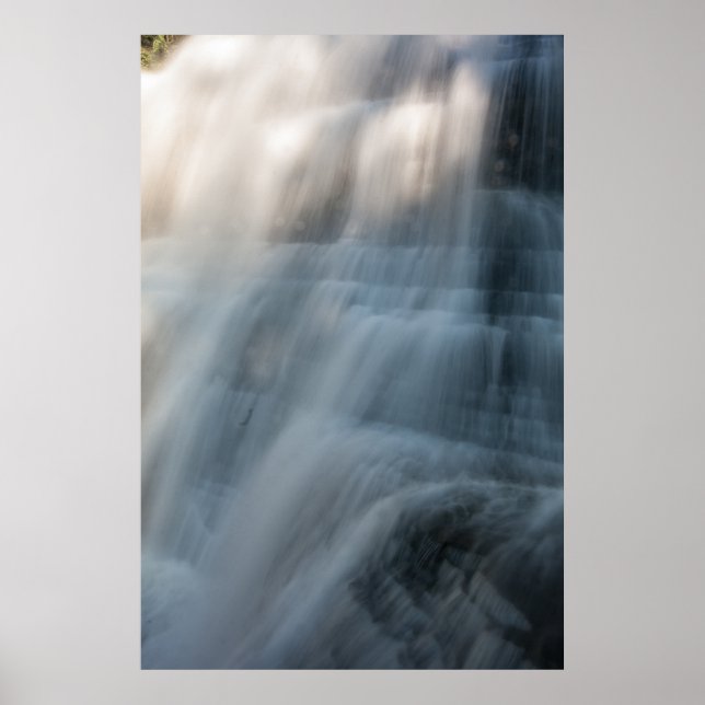 Poster Waterfall, Robert H Treman State Park, Nova Iorque (Frente)