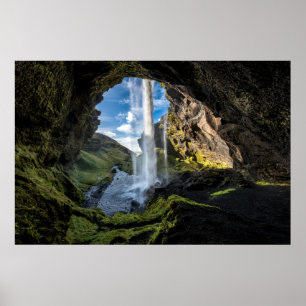 Poster Waterfalls   Icelandic Waterfall