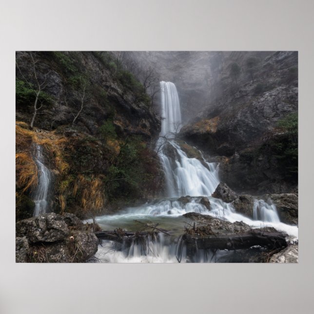Poster Waterfalls | Los Chorros Waterfall (Frente)