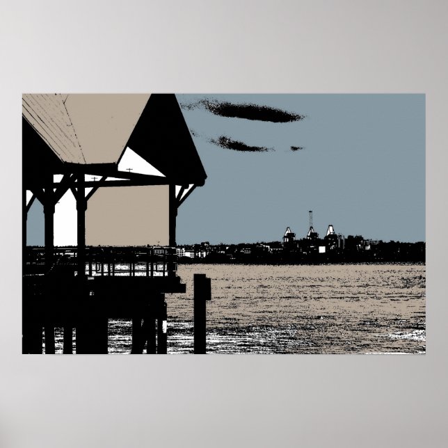 Póster Waterfront de Lonsdale Quay (Frente)