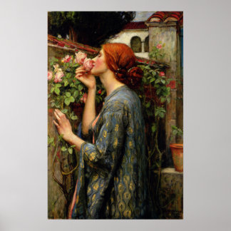 Poster Waterhouse - A Alma Da Rosa 1903