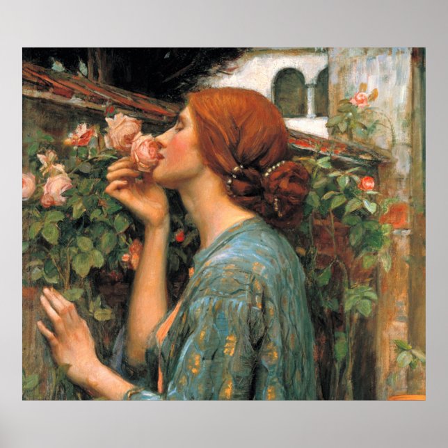 Poster Waterhouse: Cheiro de Rosas (Frente)