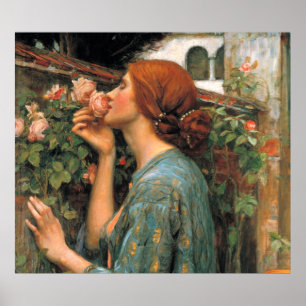 Poster Waterhouse: Cheiro dos rosas
