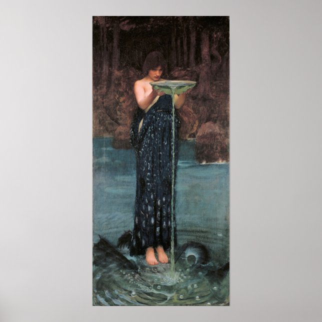 Poster Waterhouse - Circe Invidiosa 1892 (Frente)