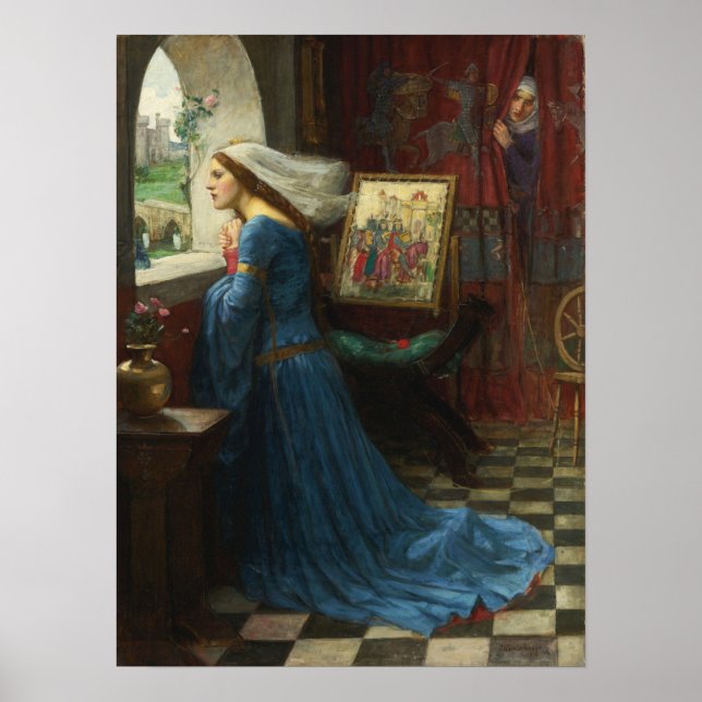 Poster Waterhouse - Fair Rosamund 1916 (Frente)