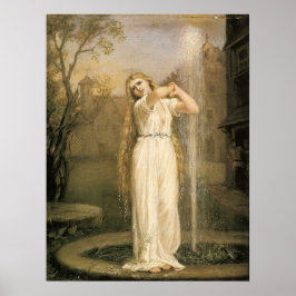 Poster Waterhouse - Undine 1872
