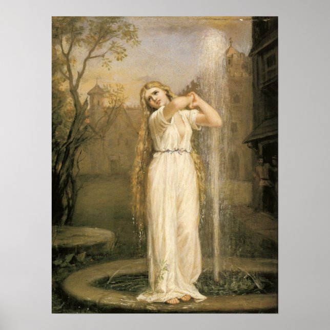 Poster Waterhouse - Undine 1872 (Frente)
