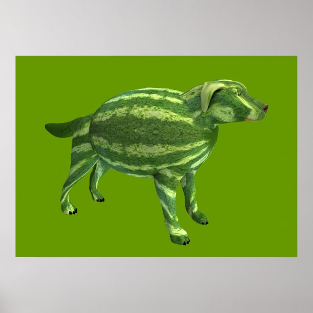 Poster Watermelon Doggie (Frente)