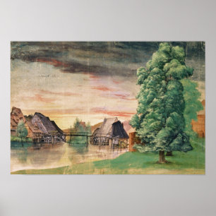 Póster Watermill, 1495-97