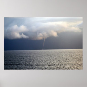 Póster Waterspout no mar