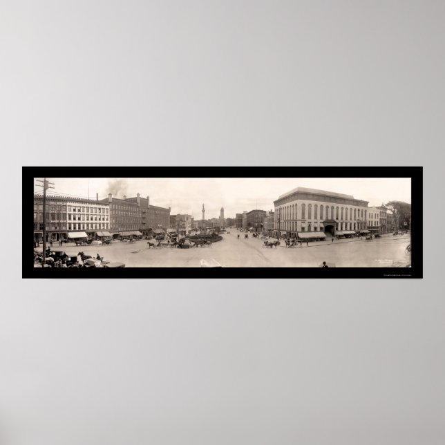 Póster Watertown NY Foto 1909 (Frente)