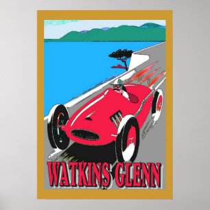 Póster Watkins Glenn Racing