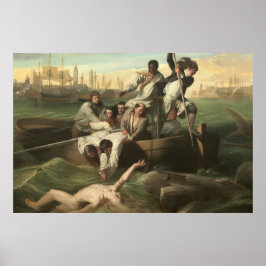 Poster Watson e o tubarão de John Singleton Copley