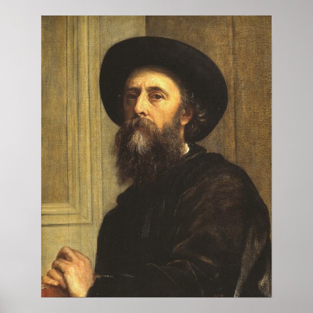 Poster Watts - autorretrato 1864 (Frente)