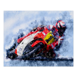 Póster Wayne Rainey poster
