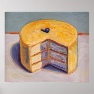 Poster wayne thiebaud - bolo de limão 1964