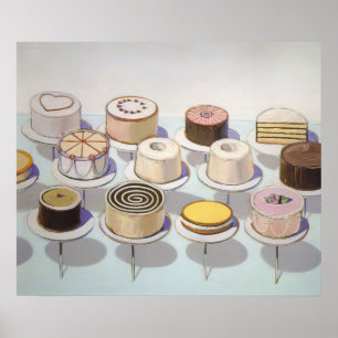 Poster wayne thiebaud - bolos 1963