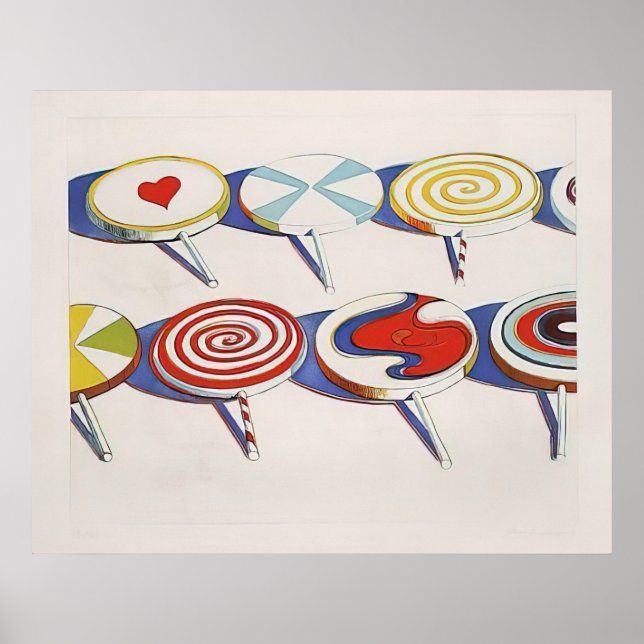 Poster wayne thiebaud - grandes ventosas 1971 (Frente)