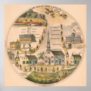 Póster "Ways of Good & Evil"