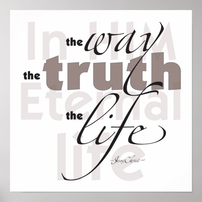 Poster WayTruthLife (Frente)