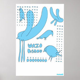 Póster Wazo L'oiseau
