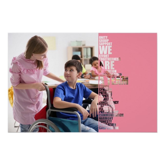 Póster We Are A Team motivational poster (Frente)