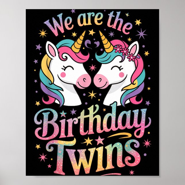 Poster We Are The Birthday Twins  (Frente)
