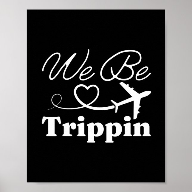Poster We Be Trippin' Hawaii Beach Summer Vacation Family (Frente)