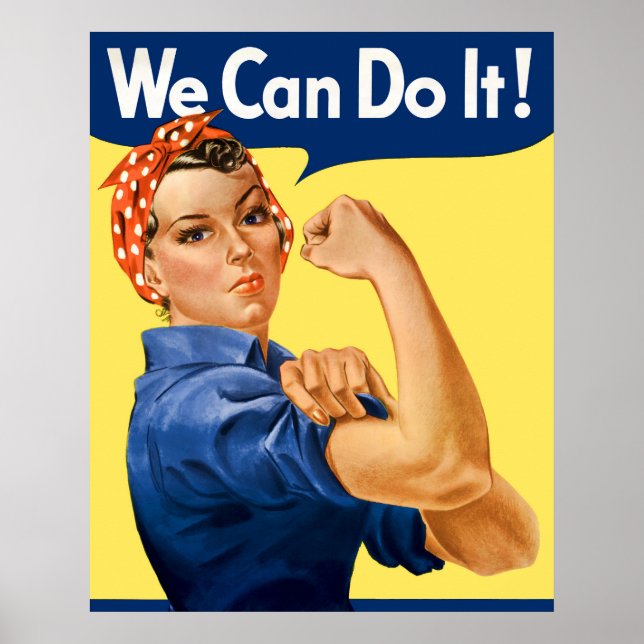 Poster We Can Do It! Rosie the Riveter (Frente)