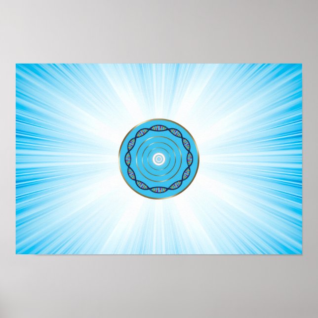 Poster Wealth and happiness manifestation art for (Frente)