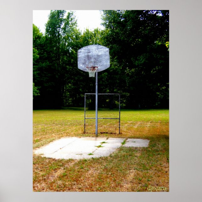 Poster Weathered Basball Court (Frente)