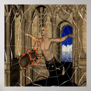 Poster Web aranhas de vampiro