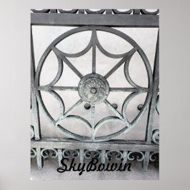 Poster Webbing metálico