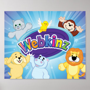 Poster Webkinz: Entre e jogue
