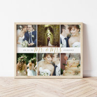 Wedding Keepsasaame Sr. e Sra. 6 Foto Collage