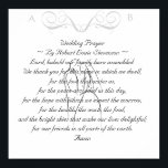 Poster Wedding Prayer Keepsake Print<br><div class="desc">Images are copyrighted 2007-weddingclipart.com</div>