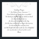 Poster Wedding Prayer Keepsake Print<br><div class="desc">Images are copyrighted 2007-weddingclipart.com</div>
