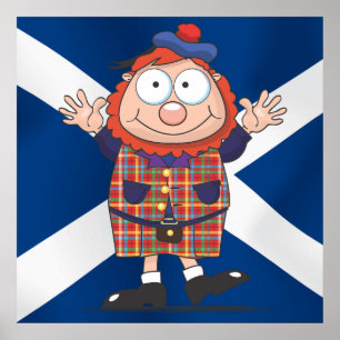 Póster Wee Scottish Cara