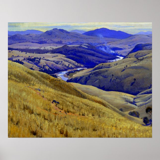 Poster Weetangera Canberra Austrália Elioth Gruner1937 (Frente)