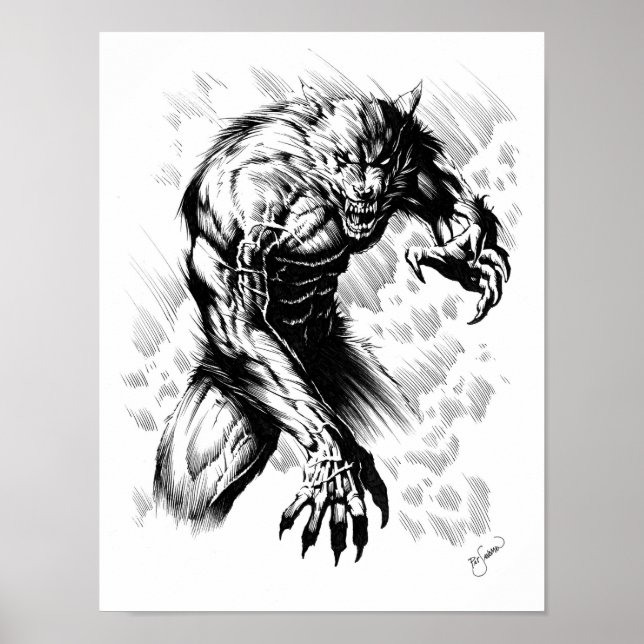 Poster Wehrwölfe (Frente)