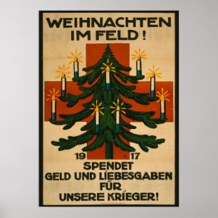 Poster Weihnachten Im Feld