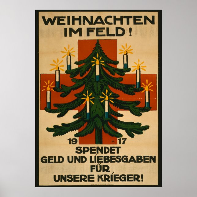 Poster Weihnachten Im Feld (Frente)