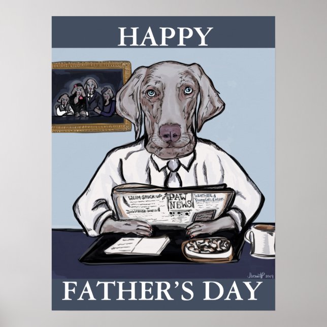 POSTER WEIMARANER (Frente)