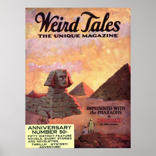 Poster Weird Tales Magazine, MAIO DE 1924 (Frente)