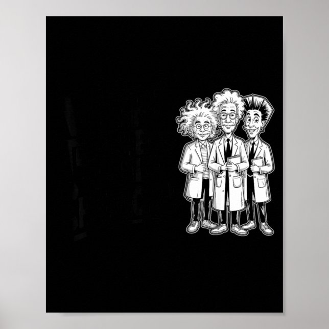 Poster Weird Teachers Build Character Funny Teacher Appre (Frente)